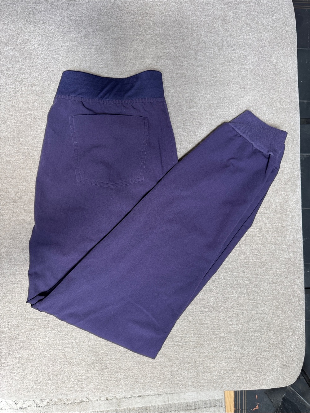 Figs Women's Purple Shadow Joggers with Drawstring - Picture 5 of 6